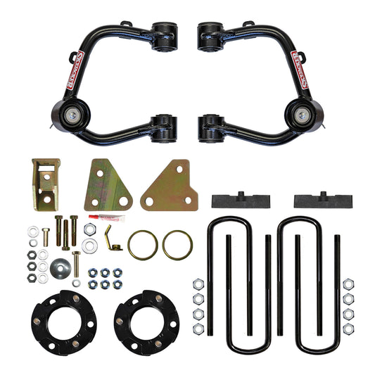 3.5 Inch Control Arm and Strut Spacer Lift Kit with Rear Blocks And U-bolts 19-20 Ford Ranger Skyjacker