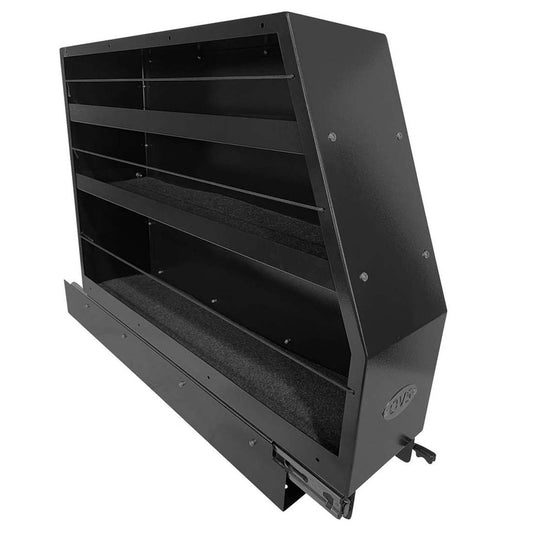 Highline Slide Out Camping Storage System - Black Powder Coat