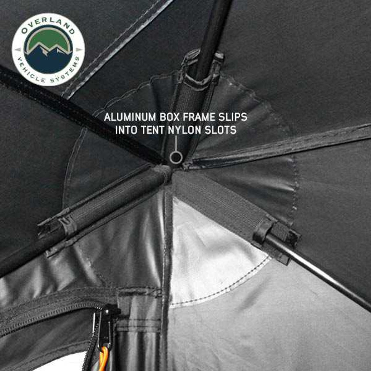 Hubcentric Ground Tent - Black Body & Grey Rainfly