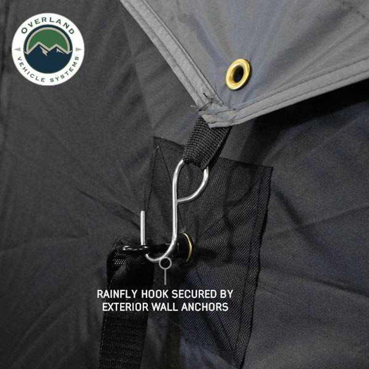 Hubcentric Ground Tent - Black Body & Grey Rainfly