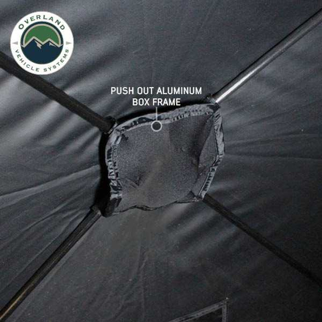 Hubcentric Ground Tent - Black Body & Grey Rainfly