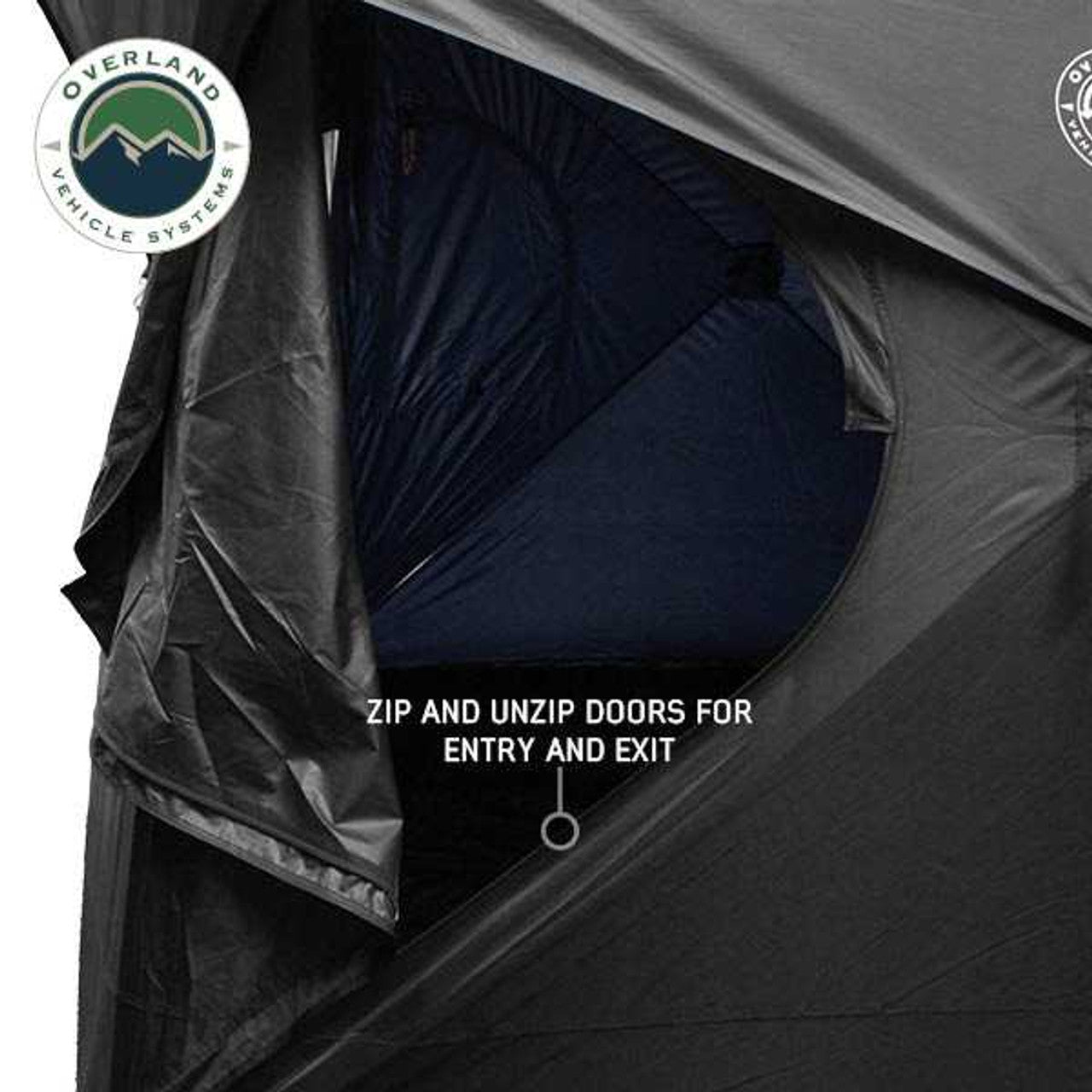 Hubcentric Ground Tent - Black Body & Grey Rainfly