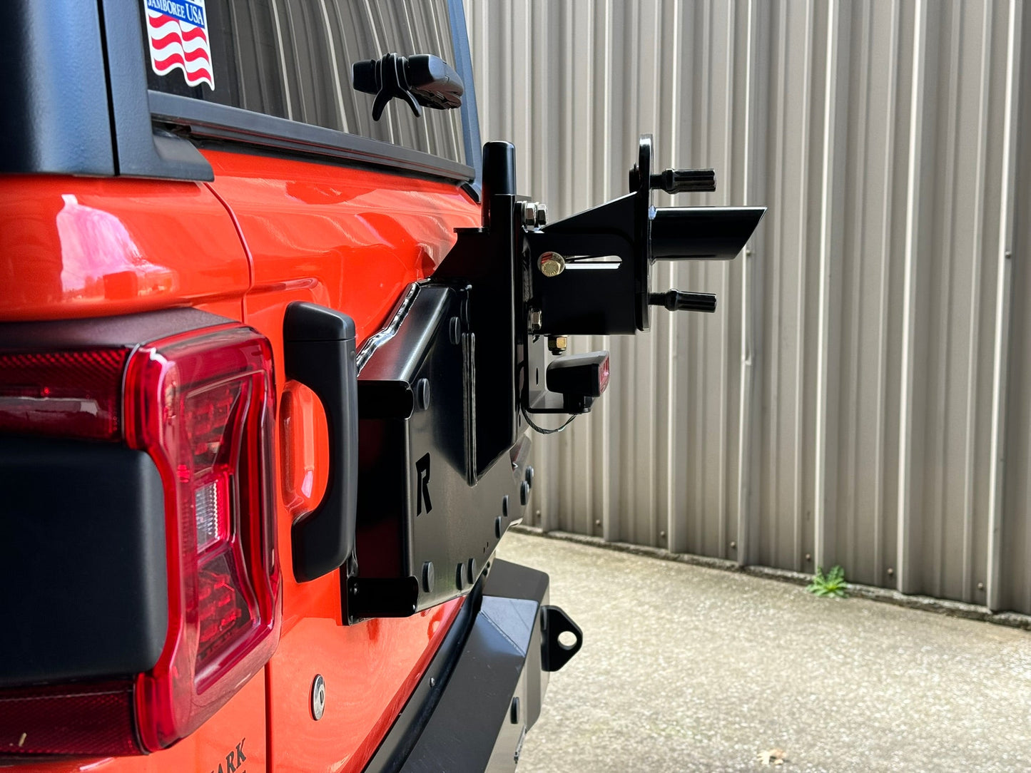 Rusty's Tire Carrier - 2018 and Later JL Wrangler