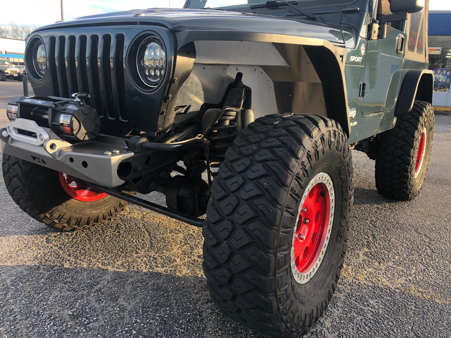 Highline FRONT FENDER 4" FLARE FOR JEEP TJ / LJ