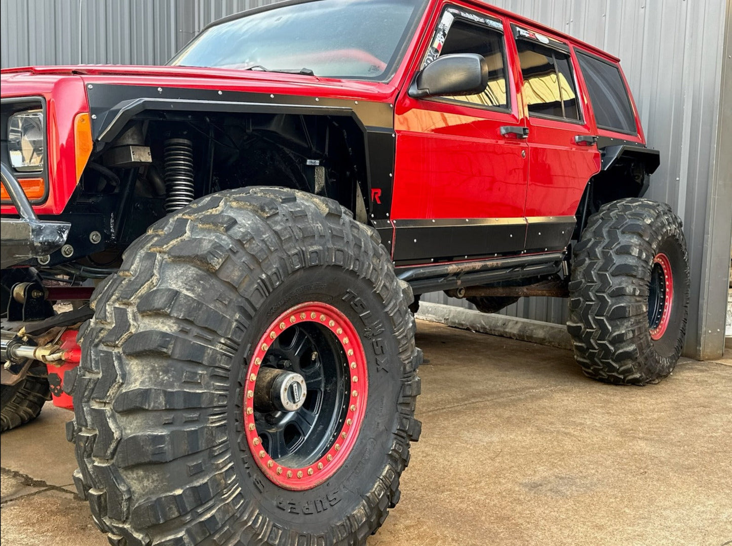 Rusty's XJ Front Crawler High Clearance Steel Fender Flares- XJ