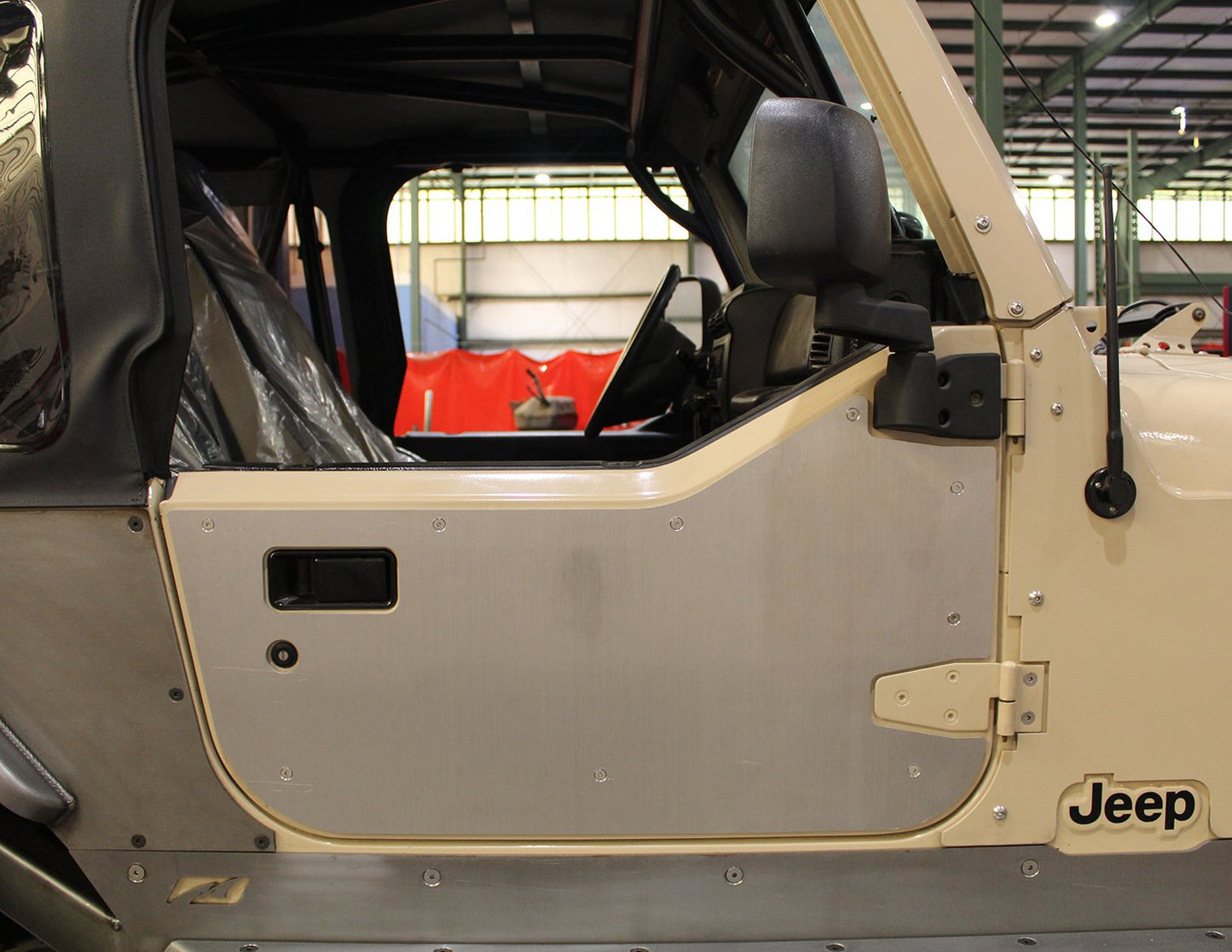 Jeep TJ Aluminum Half Door Armor for 97-06 Wrangler TJ LJ Motobilt