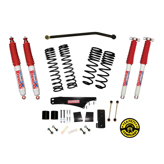 3.5-4 Inch Dual Rate Long Travel Suspension Lift Kit 2 Door Hydro Shocks Skyjacker