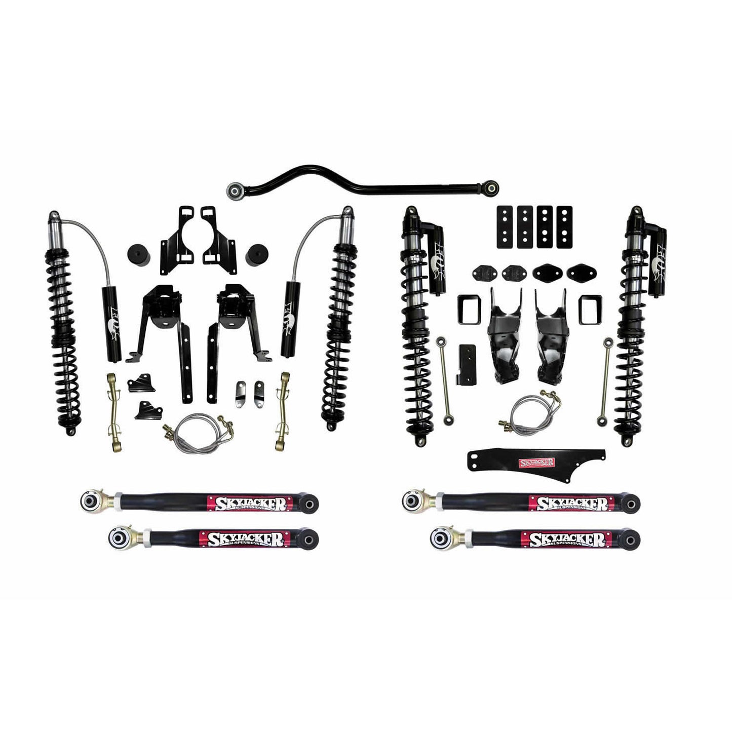 LeDuc Series Coil Over Kit 07-18 Wrangler JK Short Arm 3.5-4.5 Inch Lift Skyjacker