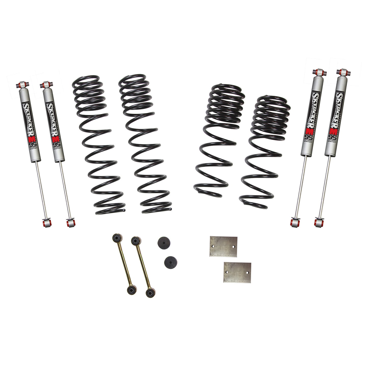 Jeep JL Diesel 1.5 Inch Dual Rate Long Travel Suspension Lift W/M95 Monotube 9500 2020 Wrangler JL Non-Rubicon Skyjacker