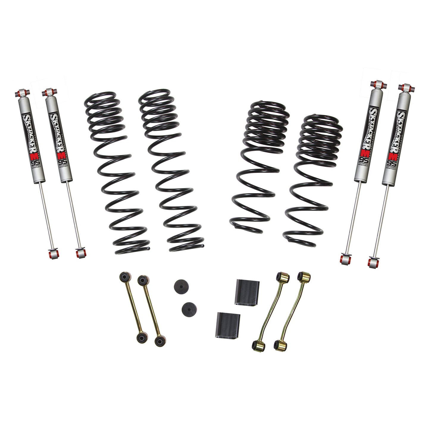 Jeep JL Diesel 2.5 Inch Dual Rate Long Travel Suspension Lift W/M95 Monotube 9500 2020 Wrangler JL Non-Rubicon Skyjacker