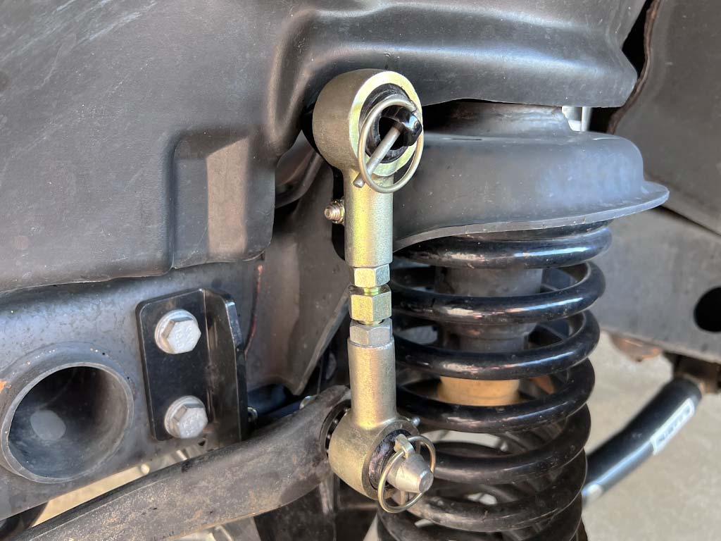 Rusty's Forged Adjustable Sway Bar Quick-Disconnects - JL Wrangler / JT Gladiator