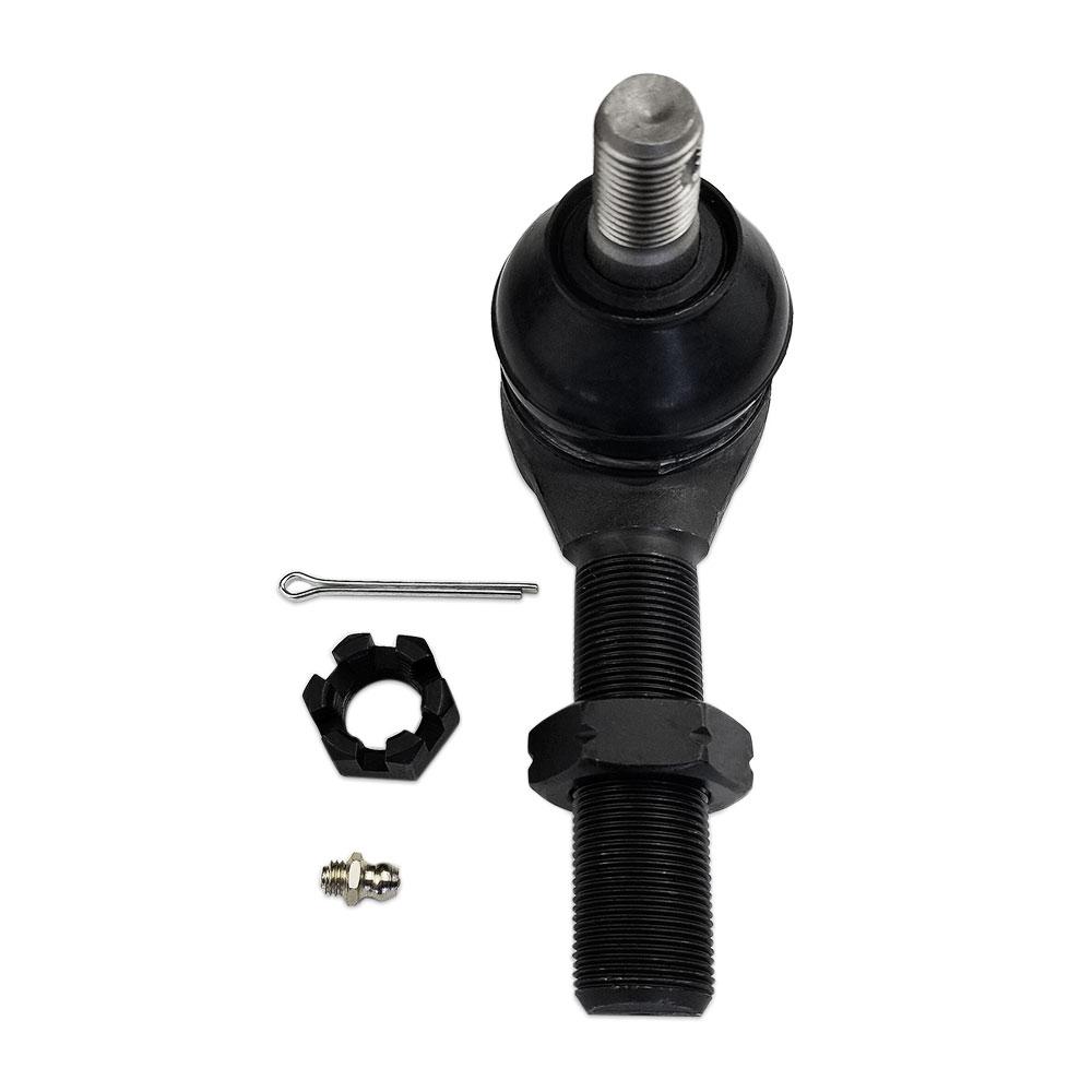 Apex Chassis Heavy Duty 1 Ton Tie Rod & Drag Link Assembly in Black Aluminum Fits: 07-18 Jeep Wrangler JK JKU Rubicon Sahara Sport.  Note this FLIP kit fits vehicles with a lift exceeding 3.5 inches. This kit requires drilling the knuckle.