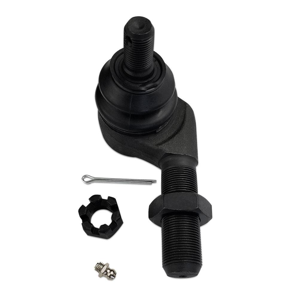 Apex Chassis Heavy Duty 1 Ton Tie Rod & Drag Link Assembly in Black Aluminum Fits: 07-18 Jeep Wrangler JK JKU Rubicon Sahara Sport.  Note this FLIP kit fits vehicles with a lift exceeding 3.5 inches. This kit requires drilling the knuckle.