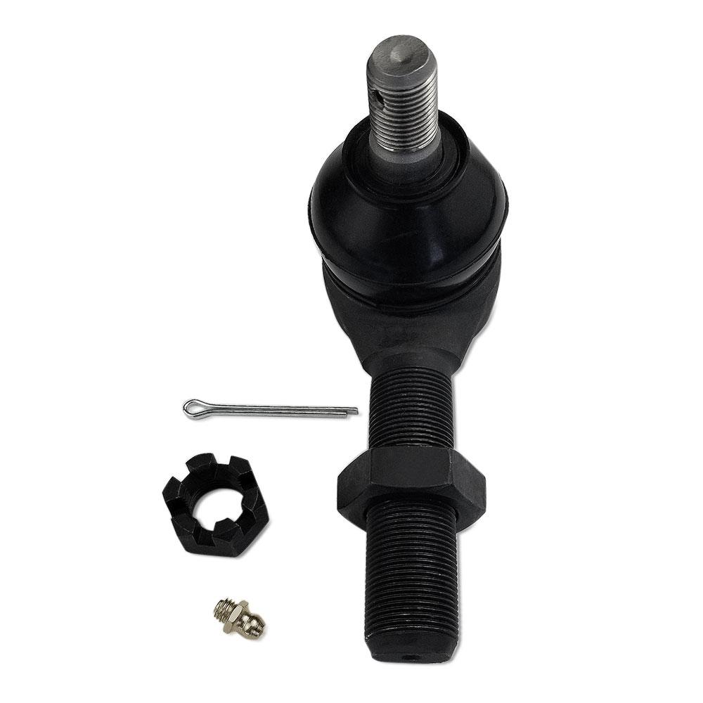 Apex Chassis Heavy Duty 1 Ton Tie Rod & Drag Link Assembly in Black Aluminum Fits: 07-18 Jeep Wrangler JK JKU Rubicon Sahara Sport.  Note this FLIP kit fits vehicles with a lift exceeding 3.5 inches. This kit requires drilling the knuckle.