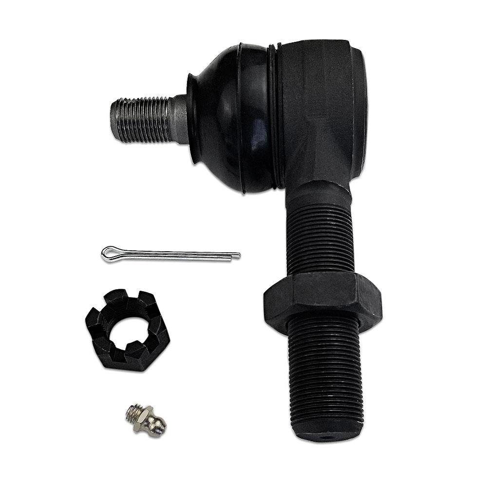 Apex Chassis Heavy Duty 1 Ton Tie Rod & Drag Link Assembly in Black Aluminum Fits: 07-18 Jeep Wrangler JK JKU Rubicon Sahara Sport.  Note this FLIP kit fits vehicles with a lift exceeding 3.5 inches. This kit requires drilling the knuckle.