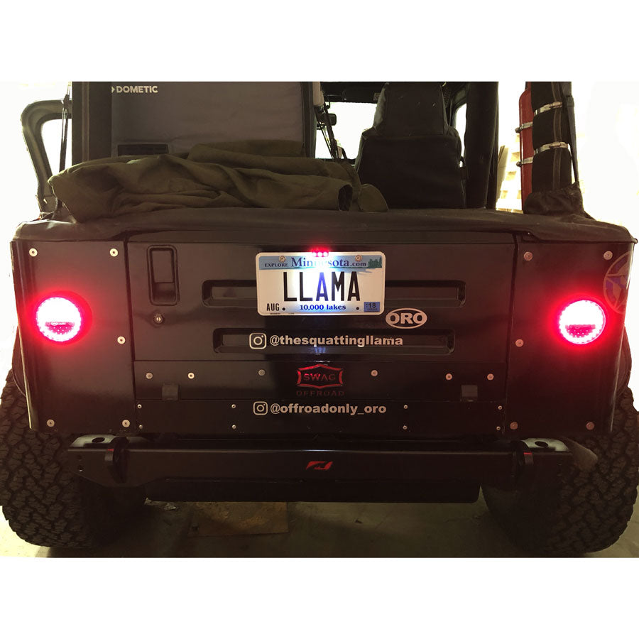 Jeep License Plate LED Light With 7 Foot Harness LitePLATE OffRoadOnly