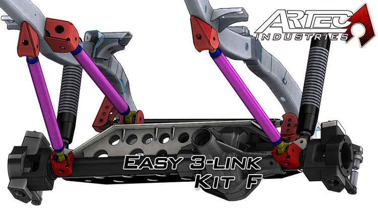 Easy 3 Link Kit F for Artec Trusses Yes Outside Frame Chevy / Ford 78-79 Front Driver Rear Passenger Artec Industries