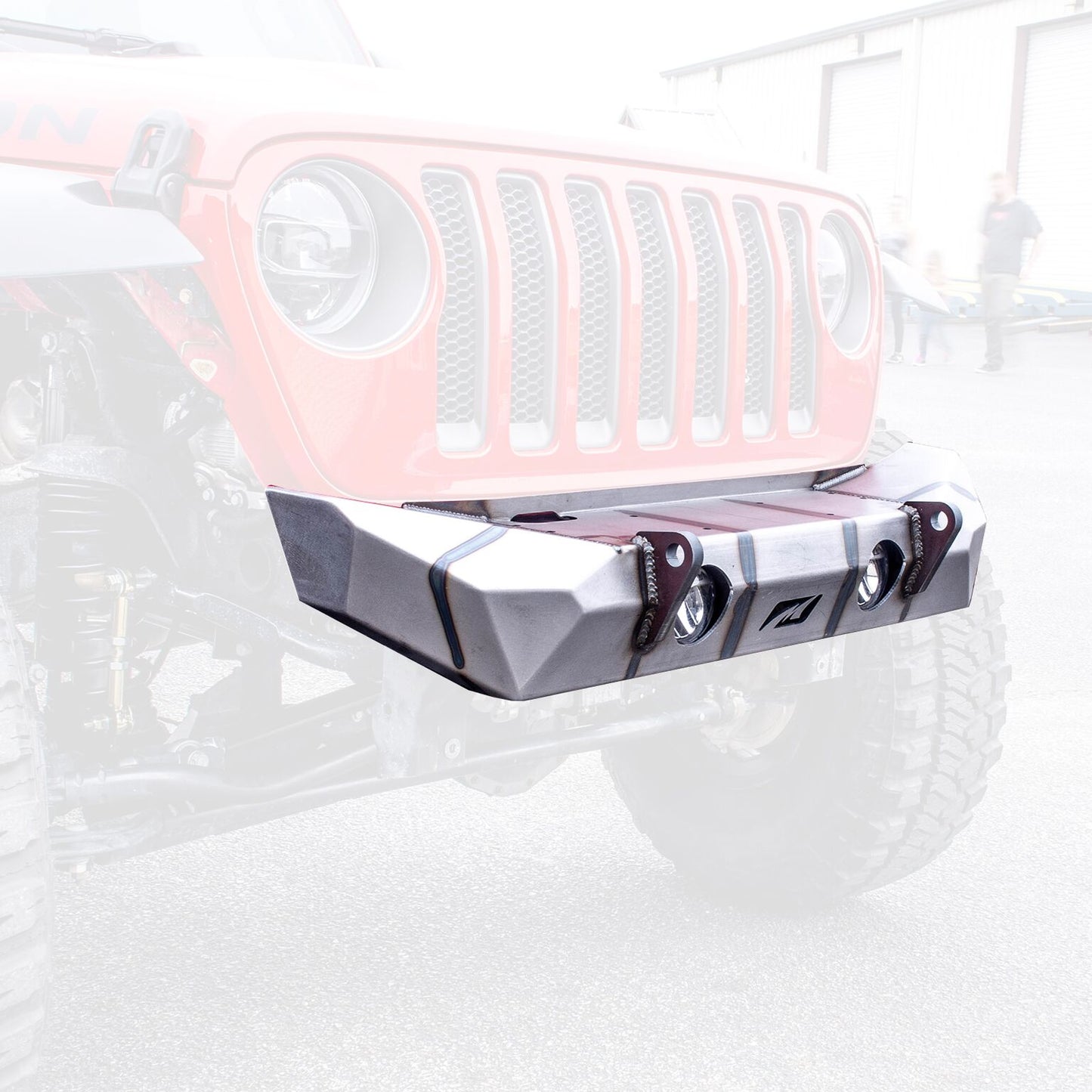 Jeep JL/Gladiator Front Bumper 18+ Wrangler JL/Gladiator W/Fog Light Holes The Hammer Series Motobilt