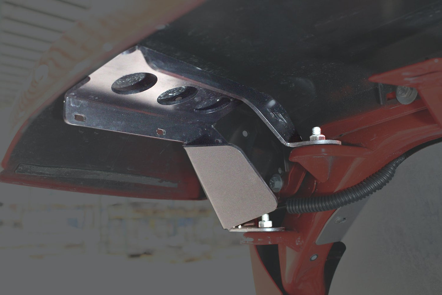 Front Fender Chop Bracket for Jeep Non-Rubicon JL/JT - Fender Brackets with Two Pair LED Sidemarker Lights Motobilt