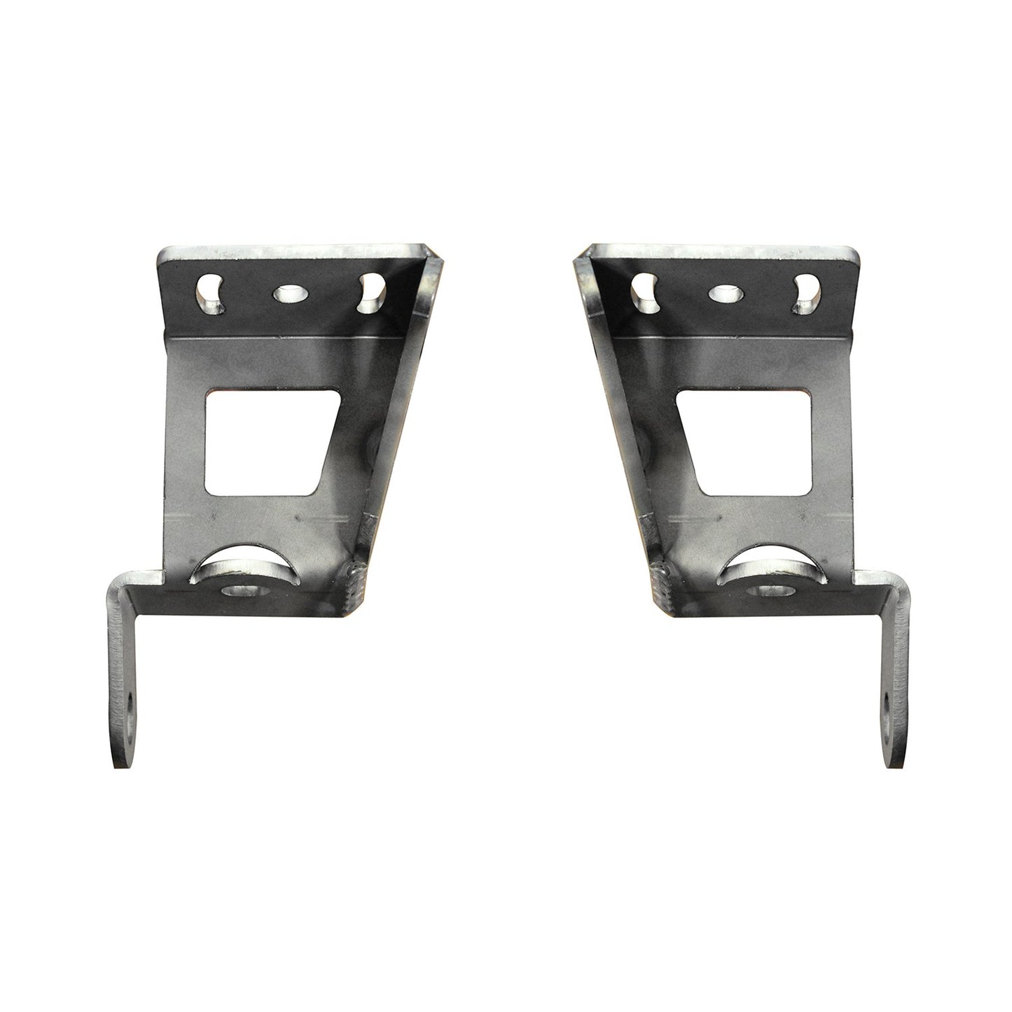 Light Bracket Mounts For Tomahawk Front Bumper On Jeep JL/JT/JK Bare Steel Motobilt