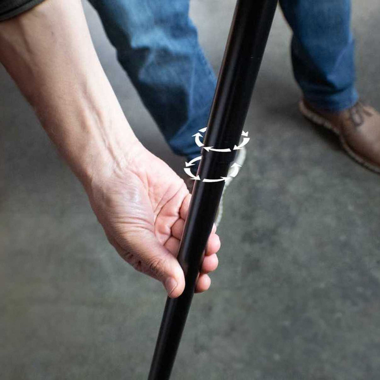 HD Nomadic 4.5', 6.5' and 8.0' Awning Pole With Metal Peg Mount