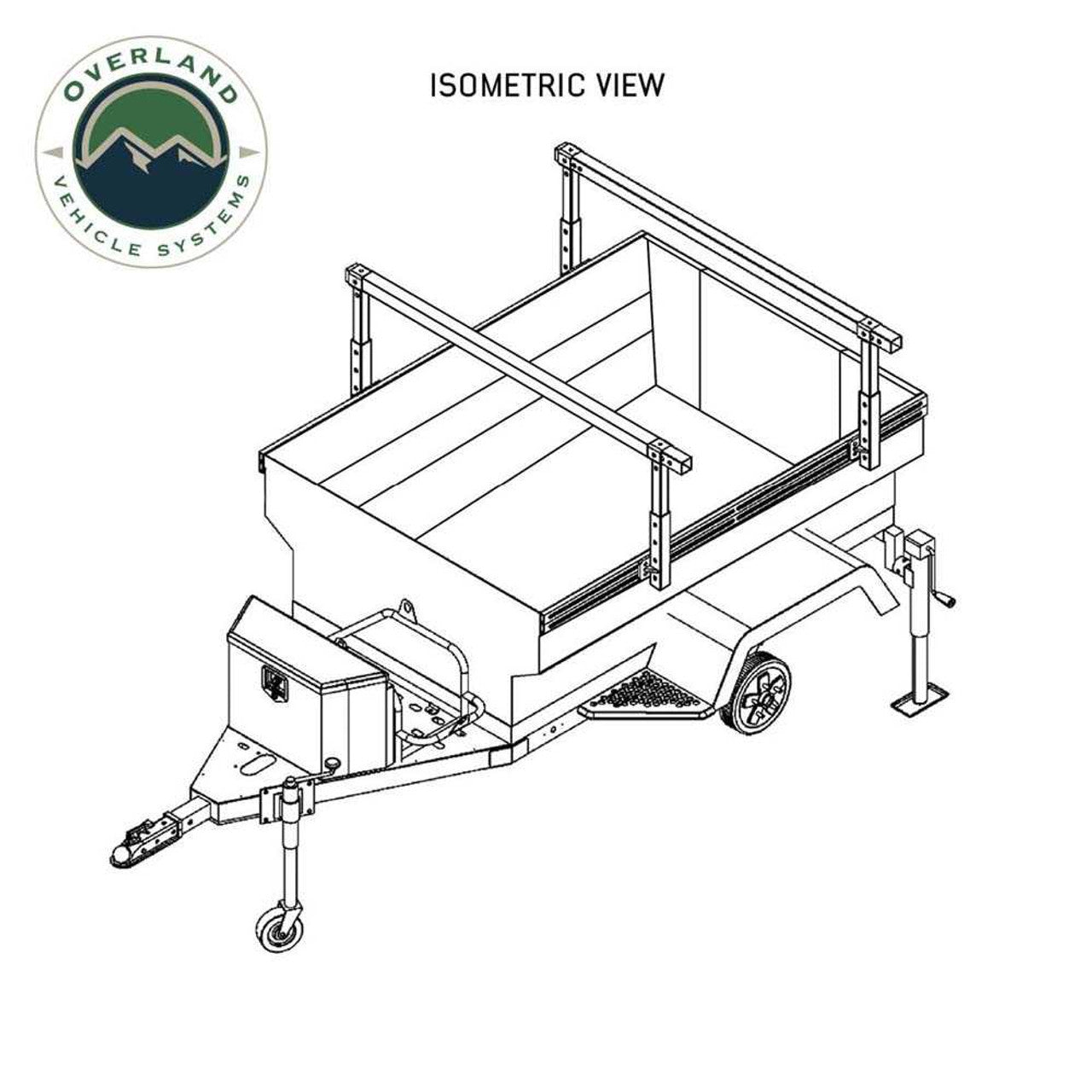 Off Road Trailer - Military Style With Full Articulating Suspension