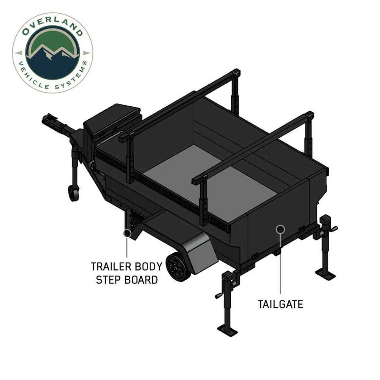 Off Road Trailer - Military Style With Full Articulating Suspension