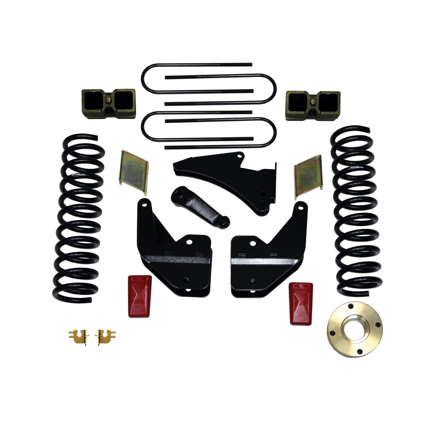 Lift Kit 5.5-6 Inch Lift 13-19 Ram 3500 Includes Front Coil Springs Rear Block U Bolt Skyjacker