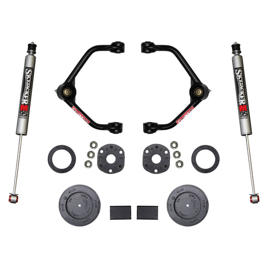 3 Inch Suspension Lift Kit With Front Strut Spacers Front Upper A-arms Rear Coil Spring Spacers Rear Bump Stop Spacers And Rear M95 Monotube Shocks 2019-2021 Ram 1500 Skyjacker