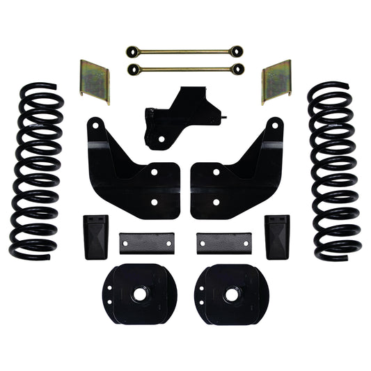 4.0 Inch Suspension Lift Kit with Rear Coil Spacers and Black Max Shocks 19-21 Ram 2500 Skyjacker