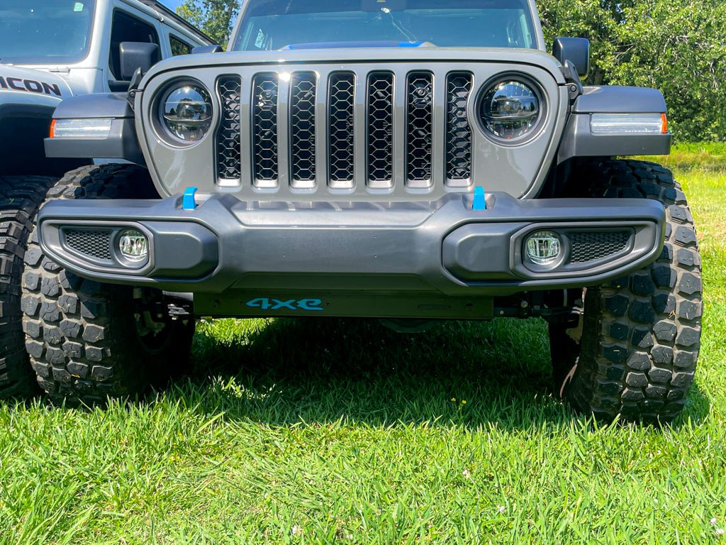 Rusty's Front Bumper Skid Plate with Cutout Panel - JL Wrangler / JT Gladiator