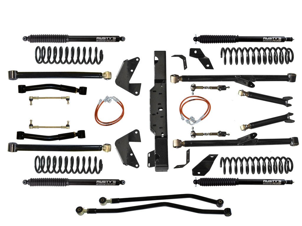 Rusty's JK Wrangler 3.25" Bolt-On Long Travel Kit with RX800 Shocks