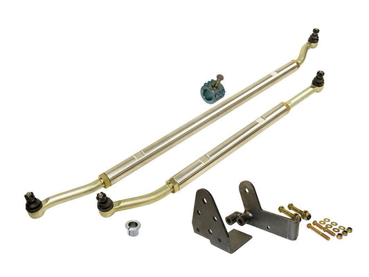 Rusty's Aluminum HD Steering System - JK Wrangler - Drag Link Flip Configuration