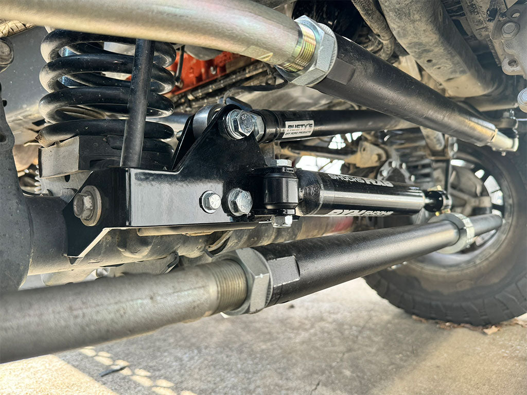 Rusty's Aluminum HD Steering System - JL Wrangler / JT Gladiator - Drag Link Flip Configuration