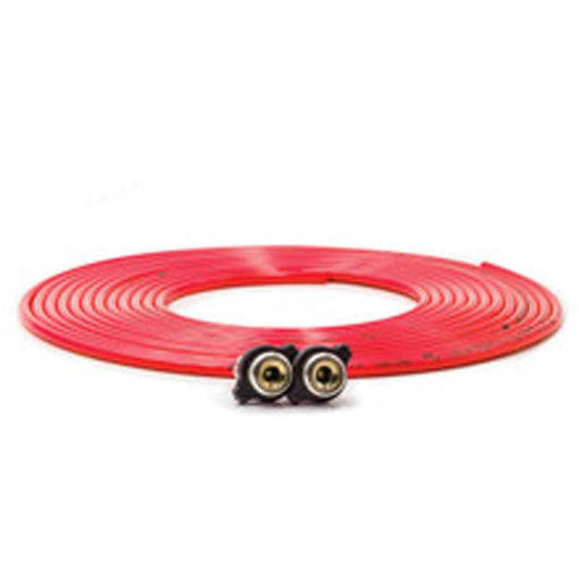 Replacement tire whip hose kit 288" Red with 2 quick release Chucks