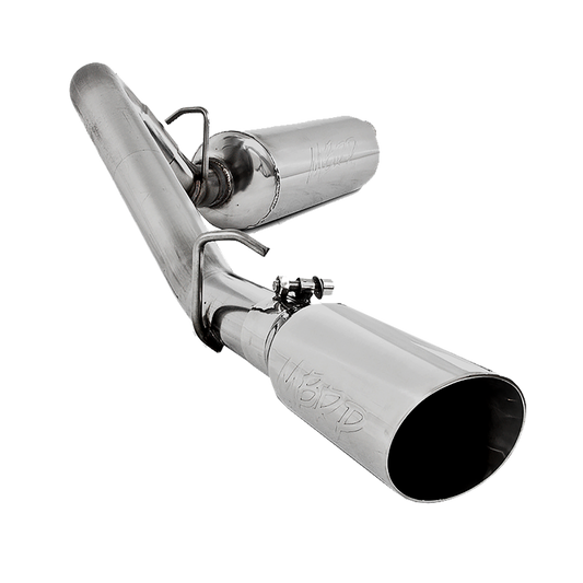 Jeep TJ Cat Back Exhaust System Single Side T409 Stainless Steel For 00-06 Wrangler TJ MBRP