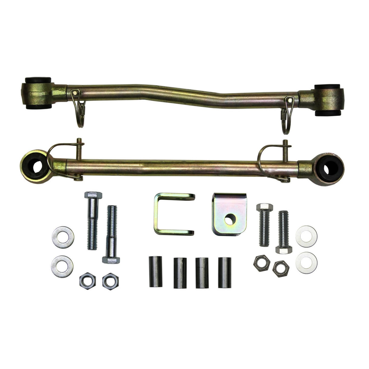 Sway Bar Extended End Links Disconnect Front Lift Height 8 Inch Double Black Rubber Bushings 84-01 Jeep Cherokee Skyjacker