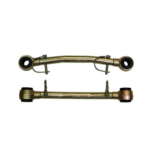 Sway Bar Extended End Links Disconnect Front Lift Height 2-2.5 Inch Double Black Rubber Bushings 87-95 Jeep Wrangler Skyjacker