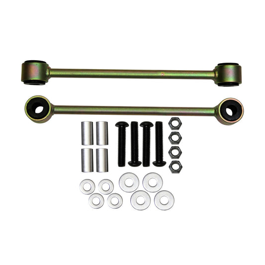 Sway Bar Extended End Links Lift Height 2-3.5 Inch Black Rubber Bushings 07-18 Wrangler JK Skyjacker