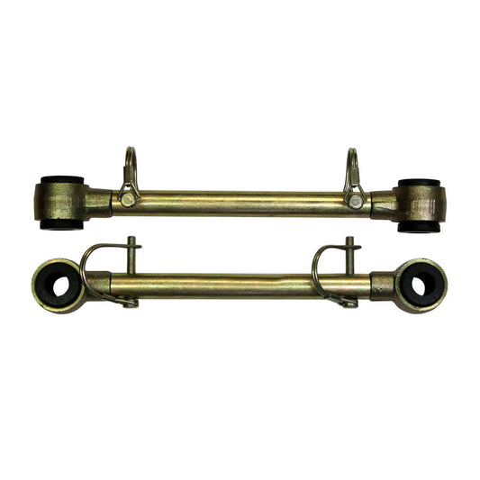 Sway Bar Extended End Links Disconnect Front Lift Height 3.5-4 Inch Double Black Rubber Bushings 76-83 Jeep CJ5 76-86 Jeep CJ7 81-85 Jeep Scrambler Skyjacker