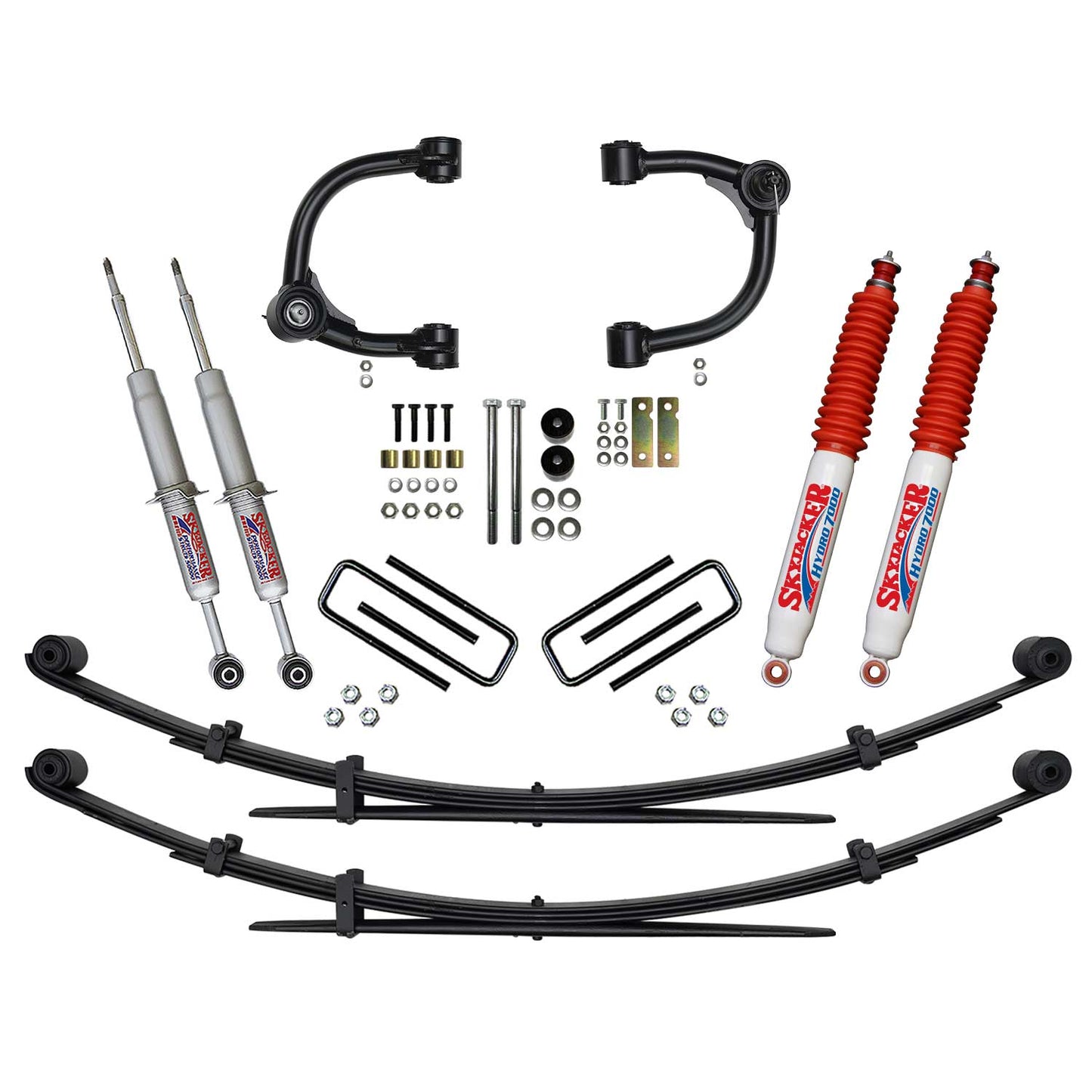 3 Inch Upper Control Arm Suspension Lift System with Front Struts Rear Leaf Springs and Hydro Shocks 16-22 Toyota Tacoma Skyjacker