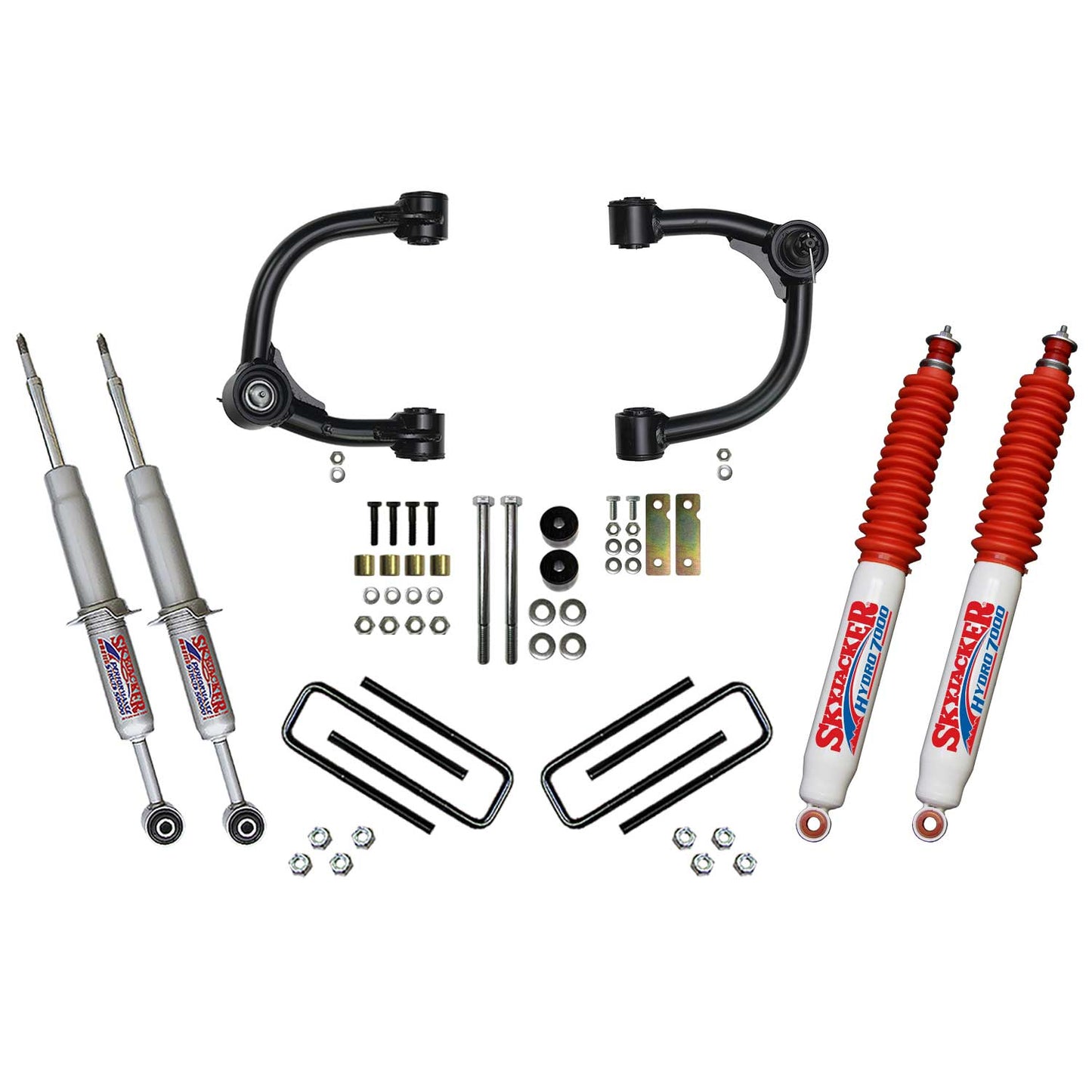 3 Inch Upper Control Arm Suspension Lift System with Front Struts Rear Leaf Springs and Hydro Shocks 16-22 Toyota Tacoma Skyjacker