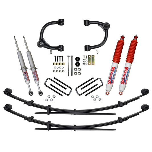 3 Inch Upper Control Arm Suspension Lift System with Front Struts Rear Leaf Springs and Rear Nitro Shocks 16-22 Toyota Tacoma Skyjacker