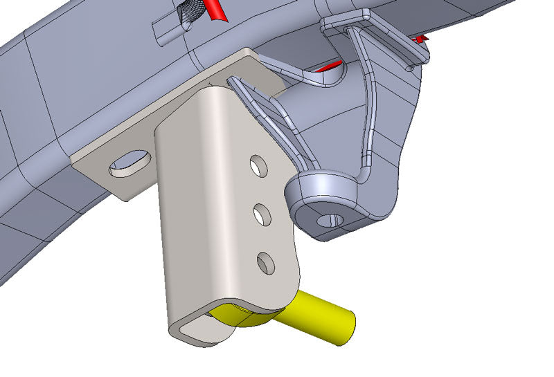 Jeep TJ Trackbar Mount 97-06 Wrangler TJ 2.5 3.5 Inch Stretch Artec Industries