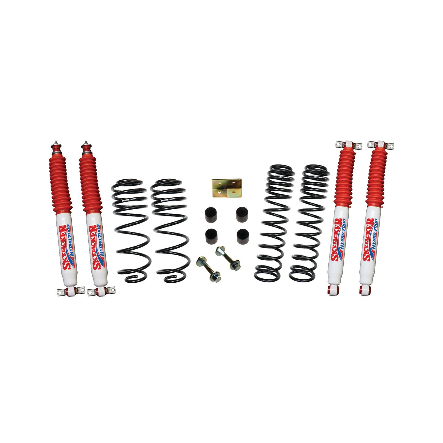 2.5 Inch Dual Rate Long Travel One Box Kit With Hydro 7000 Shocks TJ/LJ 1997-2006 Jeep Wrangler/Unlimited Skyjacker