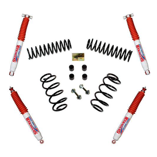 Suspension Lift Kit w/Shock 3 Inch Lift w/4 shocks 97-06 Jeep Wrangler 97-06 Jeep TJ Skyjacker