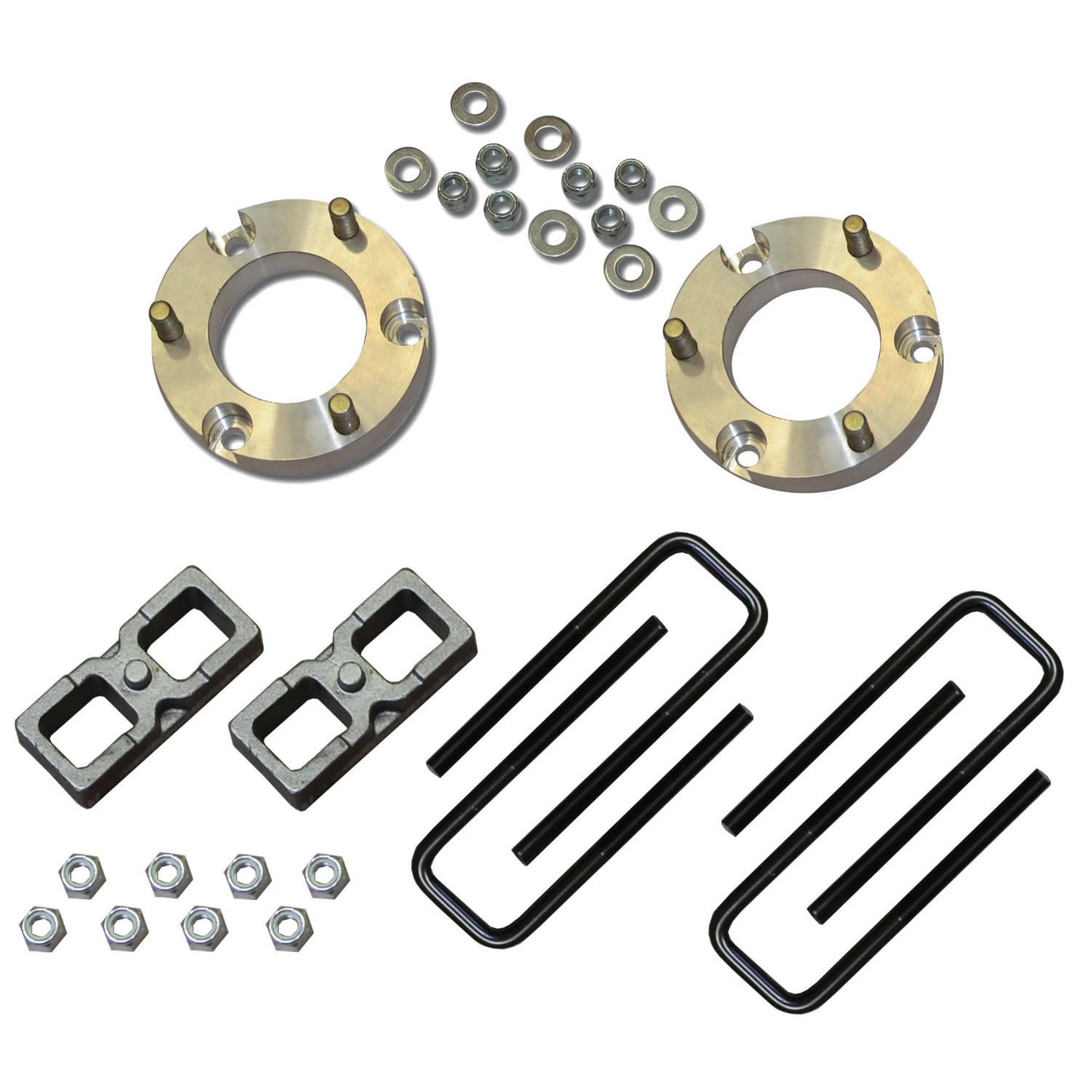 Tacoma Lift Kit 2 Inch Front Lift 05-19 Tacoma Includes Metal Spacers Rear Blocks U Bolts Skyjacker