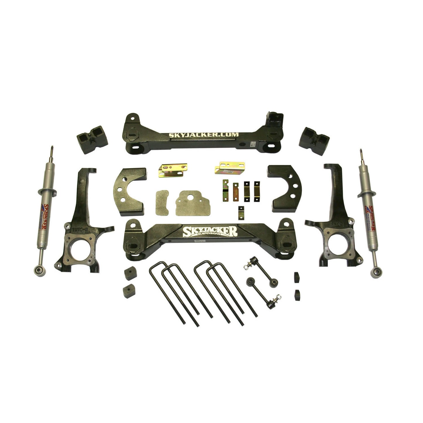 Tundra Lift Kit 6 Inch Lift 07-19 Tundra Includes Knuckles Pair Front/Rear Crossmembers Rear Blocks Brakelines Skyjacker