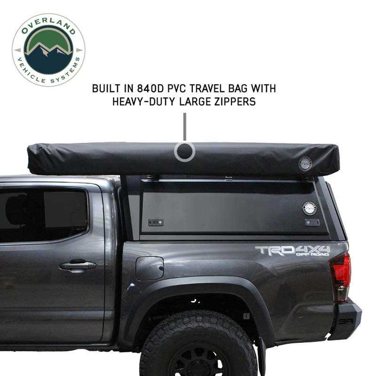 XD Nomadic 270 Degree Awning & Wall Kit Combo - Lights, Black Out, Black Body , Trim, and Travel Cover