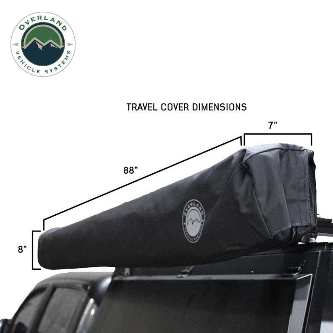 XD Nomadic 270 Degree Awning & Wall Kit Combo - Lights, Black Out, Black Body , Trim, and Travel Cover